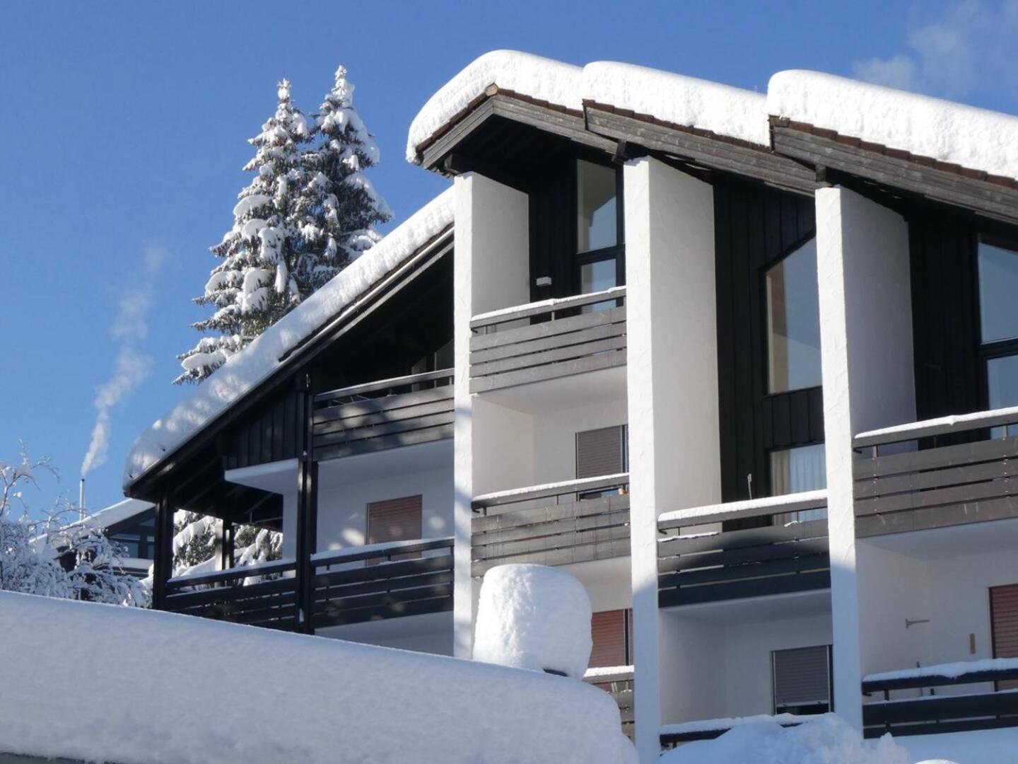 Bergwiese Mit Oberstaufen Plus Karte Exterior photo
